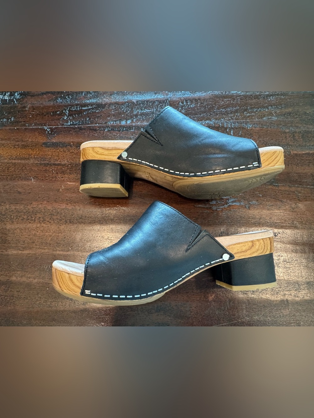 Dansko Maci Full-grain Leather Slides in Black ☀️ - Picture 3 of 7